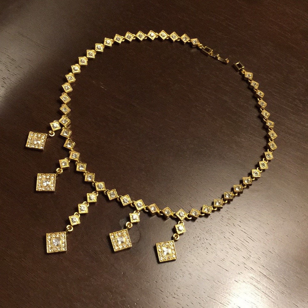 💎SALE💎 gold diamonds short necklace